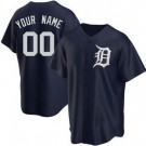 Youth Detroit Tigers Customized Navy Alternate Cool Base Jersey