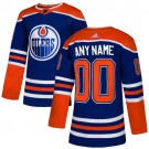 Youth Edmonton Oilers Customized Blue Alternate Authentic Jersey