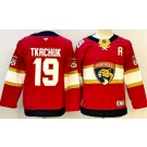Youth Florida Panthers #19 Matthew Tkachuk Red Authentic Jersey