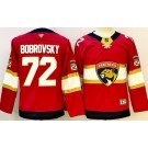 Youth Florida Panthers #72 Sergei Bobrovsky Red Authentic Jersey