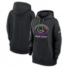 Youth Green Bay Packers Black 2024 Crucial Catch Club Pullover Hoodie