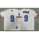 Youth Houston Oilers #9 Steve McNair White 1997 Throwback Jersey