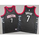 Youth Houston Rockets #7 Kevin Durant Black Swingman Jersey
