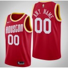 Youth Houston Rockets Customized Red Classic Stitched Swingman Jersey