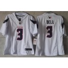 Youth Houston Texans #3 Tank Dell Limited White FUSE Vapor Jersey
