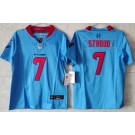 Youth Houston Texans #7 CJ Stroud Limited Blue Fashion FUSE Vapor Jersey