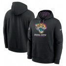Youth Jacksonville Jaguars Black 2024 Crucial Catch Club Pullover Hoodie