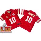 Youth Kansas City Chiefs #10 Isiah Pacheco Limited Red Super Bowl LIX FUSE Vapor Jersey