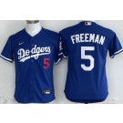 Youth Los Angeles Dodgers #5 Freddie Freeman Blue Limited Jersey