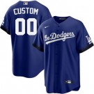 Youth Los Angeles Dodgers Customized Blue 2021 City Connect Cool Base Jersey