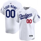 Youth Los Angeles Dodgers Customized White Limited Jersey