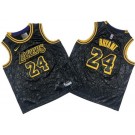 Youth Los Angeles Lakers #24 Kobe Bryant Black City Icon Swingman Jersey