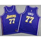Youth Los Angeles Lakers #77 Luka Doncic Purple 2025 City Swingman Jersey