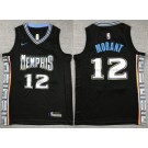 Youth Memphis Grizzlies #12 Ja Morant Black City Icon Swingman Jersey