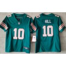 Youth Miami Dolphins #10 Tyreek Hill Limited Aqua Throwback FUSE Vapor Jersey