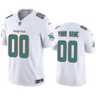 Youth Miami Dolphins Customized Limited White FUSE Vapor Jersey