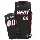 Youth Miami Heat Customized Black Swingman Adidas Jersey