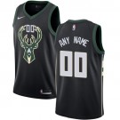 Youth Milwaukee Bucks Customized Black Icon Swingman Nike Jersey