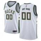 Youth Milwaukee Bucks Customized White Icon Swingman Nike Jersey