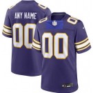 Youth Minnesota Vikings Customized Limited Purple Classic Vapor Jersey