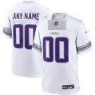 Youth Minnesota Vikings Customized Limited White Alternate Vapor Jersey