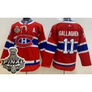 Youth Montreal Canadiens #11 Brendan Gallagher Red 2021 Stanley Cup Finals Authentic Jersey
