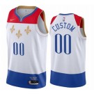 Youth New Orleans Pelicans Customized White 2021 City Stitched Swingman Jersey