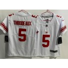 Youth New York Giants #5 Kayvon Thibodeaux Limited White Vapor Jersey