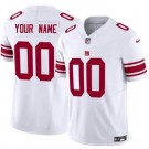 Youth New York Giants Customized Limited White FUSE Vapor Jersey