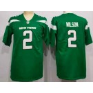 Youth New York Jets #2 Zach Wilson Limited Green Vapor Jersey