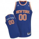 Youth New York Knicks Customized Blue Swingman Adidas Jersey