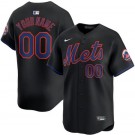 Youth New York Mets Customized Black Limited Jersey