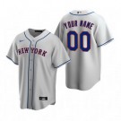 Youth New York Mets Customized Gray Road 2020 Cool Base Jersey