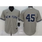 Youth New York Yankees #45 Gerrit Cole Gray 2020 Cool Base Jersey