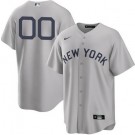 Youth New York Yankees Customized Gray 2021 Field of Dreams Cool Base Jersey