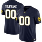 Youth Notre Dame Fighting Irish Custom Limited Navy Gold FUSE College Football Jersey
