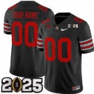 Youth Ohio State Buckeyes Customized Limited Black 2025 Finals FUSE College Football Jersey