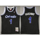 Youth Orlando Magic #1 Penny Hardaway Black 1994 Throwback Swingman Jersey