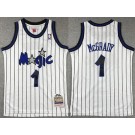 Youth Orlando Magic #1 Tracy McGrady White 2003 Throwback Swingman Jersey