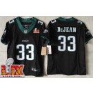 Youth Philadelphia Eagles #33 Cooper DeJean Limited Black Super Bowl LIX FUSE Vapor Jersey