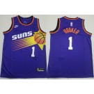 Youth Phoenix Suns #1 Devin Booker Purple Classic Icon Swingman Jersey