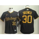 Youth Pittsburgh Pirates #30 Paul Skenes Black Alternate Limited Jersey