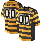 Youth Pittsburgh Steelers Customized Game Yellow Black Jersey