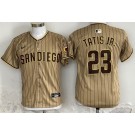Youth San Diego Padres #23 Fernando Tatis Jr Khaki Limited Jersey