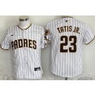 Youth San Diego Padres #23 Fernando Tatis Jr White Limited Jersey