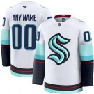 Youth Seattle Kraken Customized White Fanatics Authentic Jersey