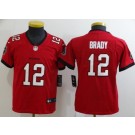 Youth Tampa Bay Buccaneers #12 Tom Brady Limited Red Vapor Untouchable Jersey