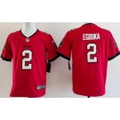 Youth Tampa Bay Buccaneers #2 Emeka Egbuka Limited Red Vapor Jersey