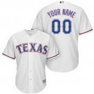 Youth Texas Rangers Customized White Cool Base Jersey