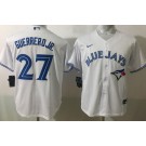 Youth Toronto Blue Jays #27 Vladimir Guerrero Jr White Cool Base Jersey